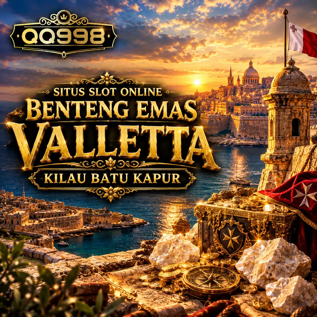 QQ998 | Situs Slot Online Benteng Emas Valletta Kilau Batu Kapur
